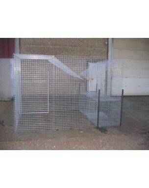 701313 corbeautiere kit 3mx2mx2m avec cage a renard