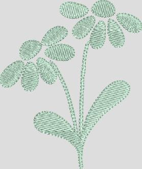 FLEURS VERTE