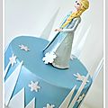 gateau reine de neige Frozen Nimes1