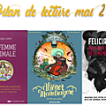 Bilan de lecture mai 2019