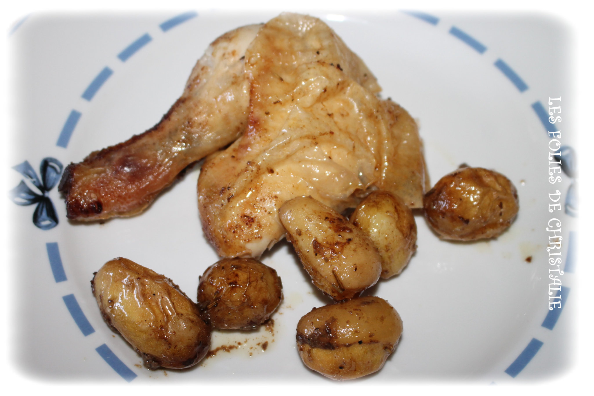 Cuisses de poulet et ses pommes de terre rôties ( Extra Crisp
