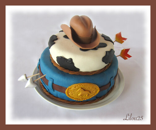 Table Theme Far West Gateaux En Fete De Lilou 25