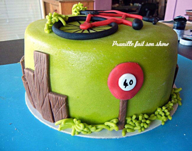 Gateau Velo Bicycle Cake Prunille Fait Son Show