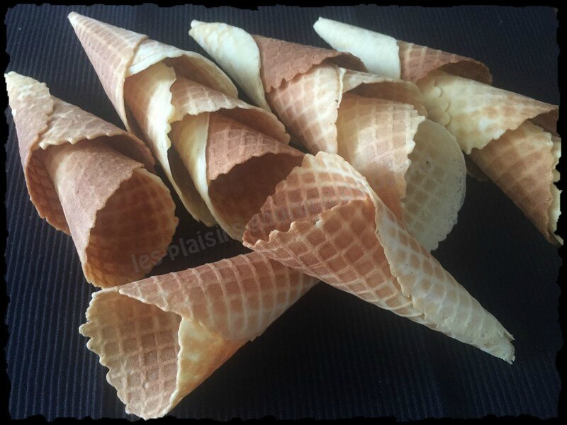 de glace Gaufrette maison Lesplaisirsgourmandsdethd