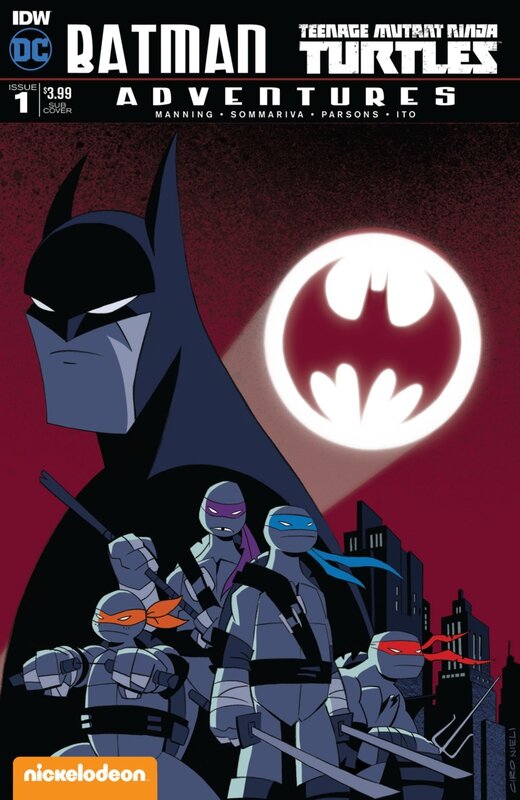 IDW batman TMNT adventures 01 sub cover nieli