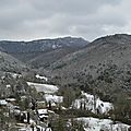 [drôme] château rompu sous la neige...