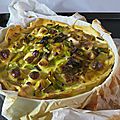 Tarte poireau vache qui rit