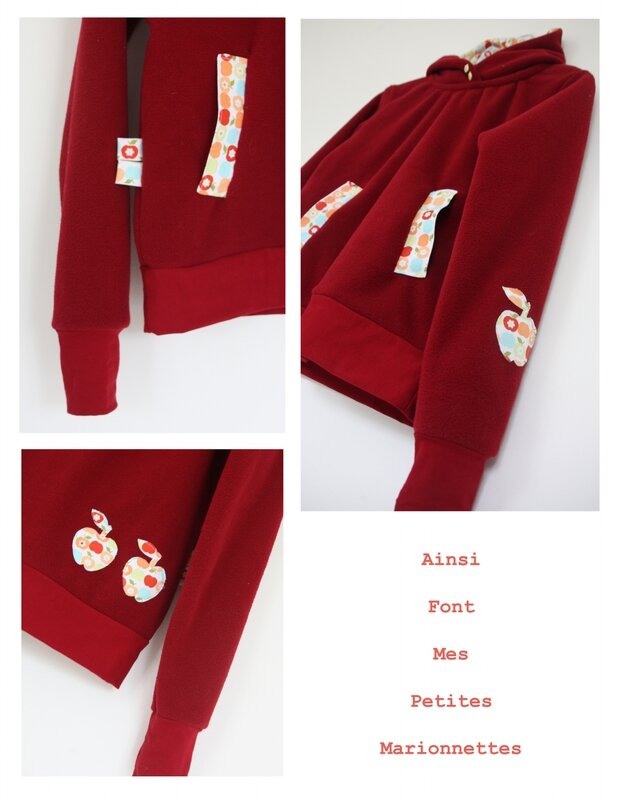 sweat polaire pomme 4