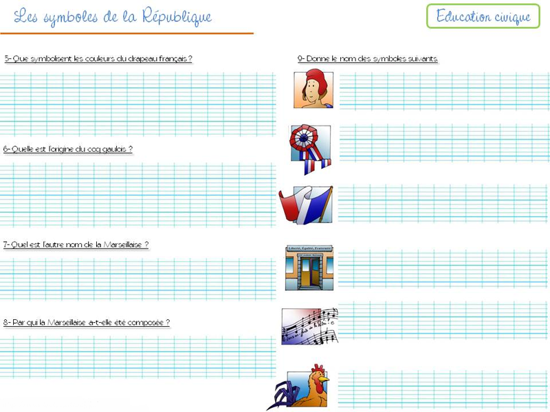 Les Symboles De La République Cycle 3