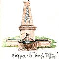 Grande fontaine à Marignana