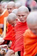 Laos Luang Prabang moines monk