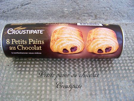 Petits pains au chocolat (croustipâte) : un petit déjeuner comme en vacances ...