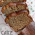 Le cake banane & amande/noisette, moelleux, sans sucre ajouté d'hervé cuisine