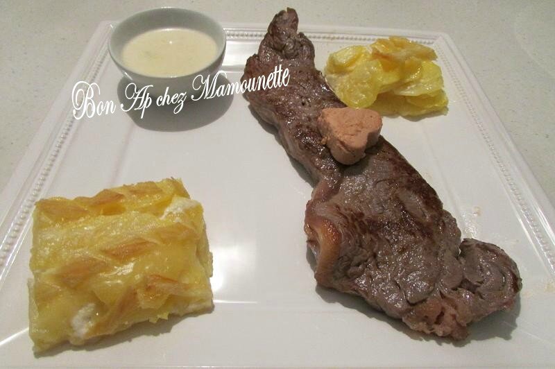 Faux filet maroilles foie gras pdt reblochon 012
