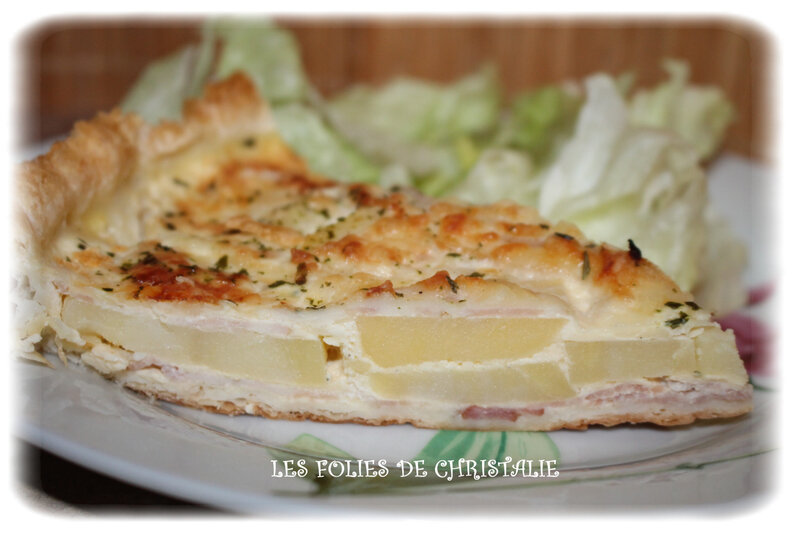 Quiche pommes de terre poitrine fumée - Les folies de Christalie : ou ...