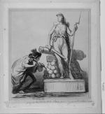 Daumier, projet de statue de la paix pour l'expo universelle de 1867