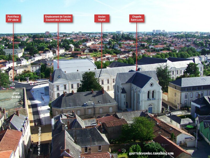 Le Vieux Cholet vu du ciel 3