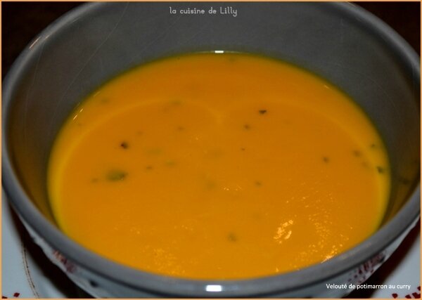 Veloute De Potimarron Au Curry La Cuisine De Lilly