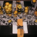 Table citronnée