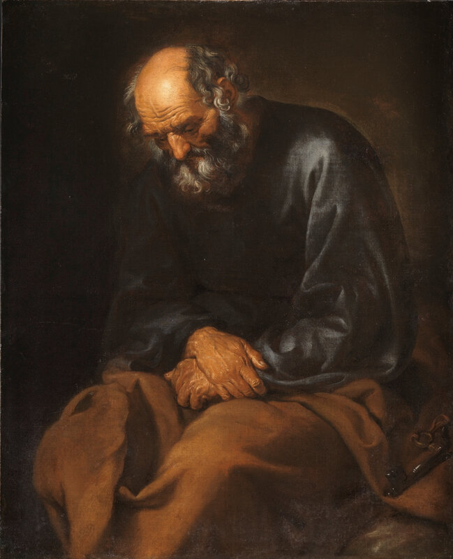 Saint Peter weeping