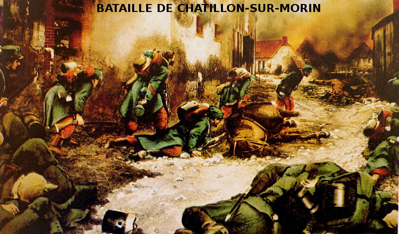 1914-BATAILLE DE CHATILLON SUR MORIN