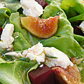 Salade figues betteraves feta