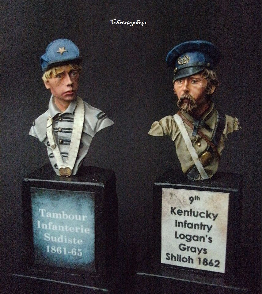 1/16 buste du 9th Kentucky Infantry - Logan's Grays - FeR Miniatures 132223285_o