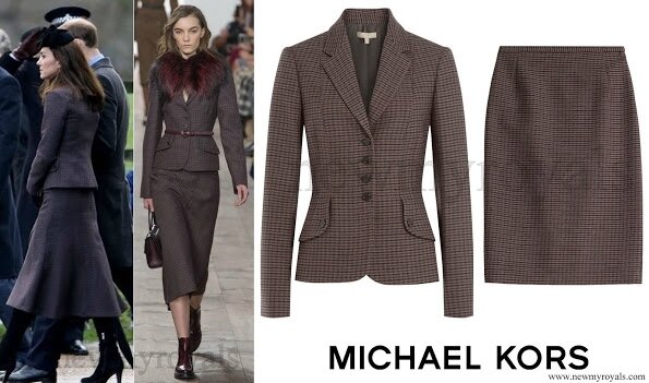 The-Duchess-of-Cambridge-Wore-Michael-Kors Skirt-Suit