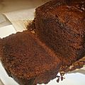 ...dense chocolate loaf cake pour le voyage de la miss... (how to be a domestic goddess)