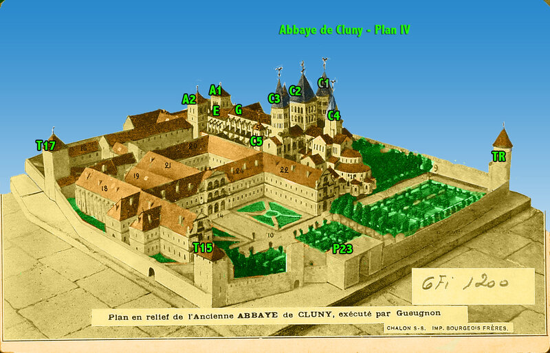 Abbaye de Cluny - Plan IV