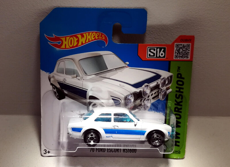 Ford Escort RS 1600 de 1970 (Hotwheels)