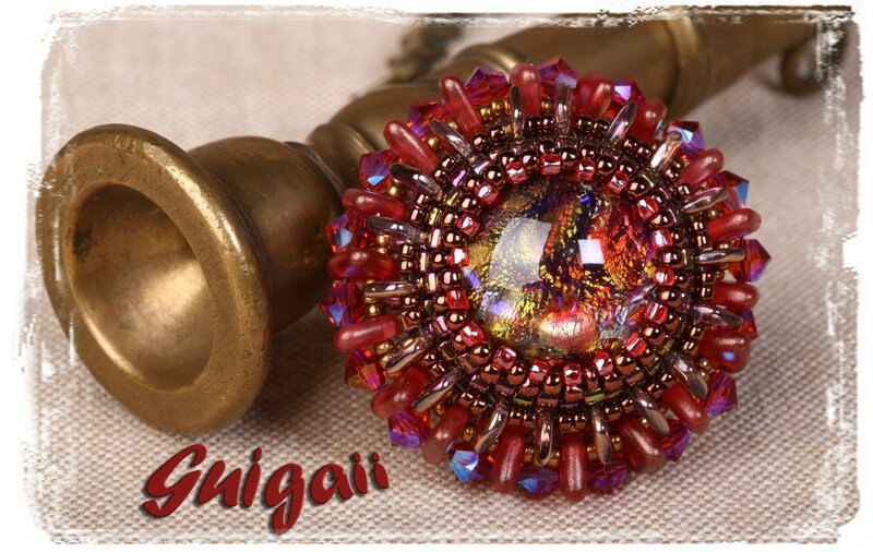 147 Bague Refa Halo Cardinal