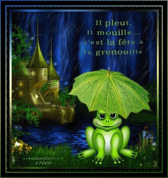 Est-ce Qu'il Va Pleuvoir Toute La Journée Fin de journée et de soirée - L'univers de Patounette et ses amis(es)