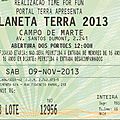 Blur / lana del rey / travis - samedi 9 novembre 2013 - festival planeta terra - campo de marte (são paulo)