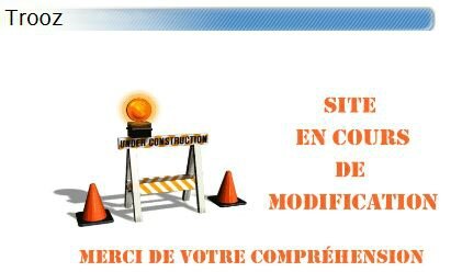 SITE EN COURS DE MODIFICATION