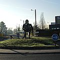 Villenave d'Abon, rond-point pompier (33)