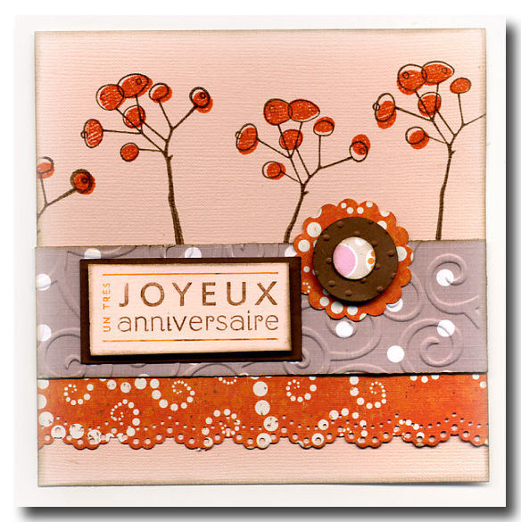 Carte D Anniversaire Du Scrap