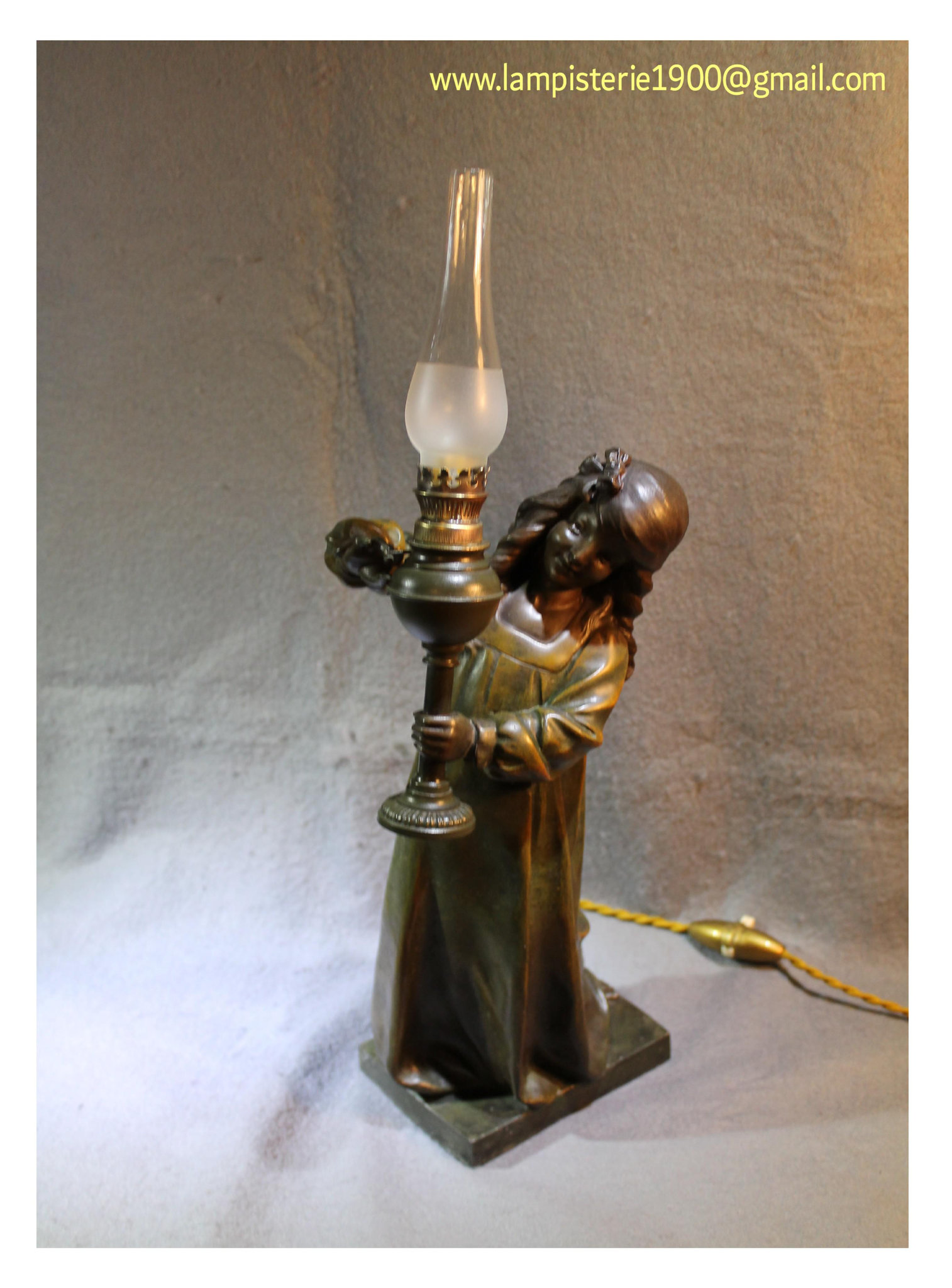 restauration-lampe-art-deco-statuaire