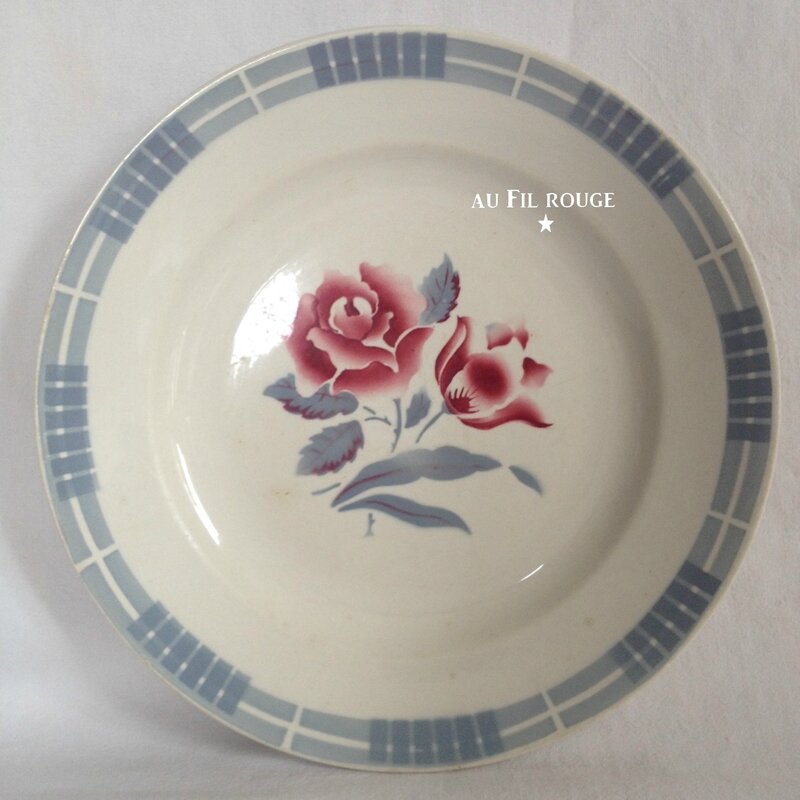 Assiette plate Troyes diam