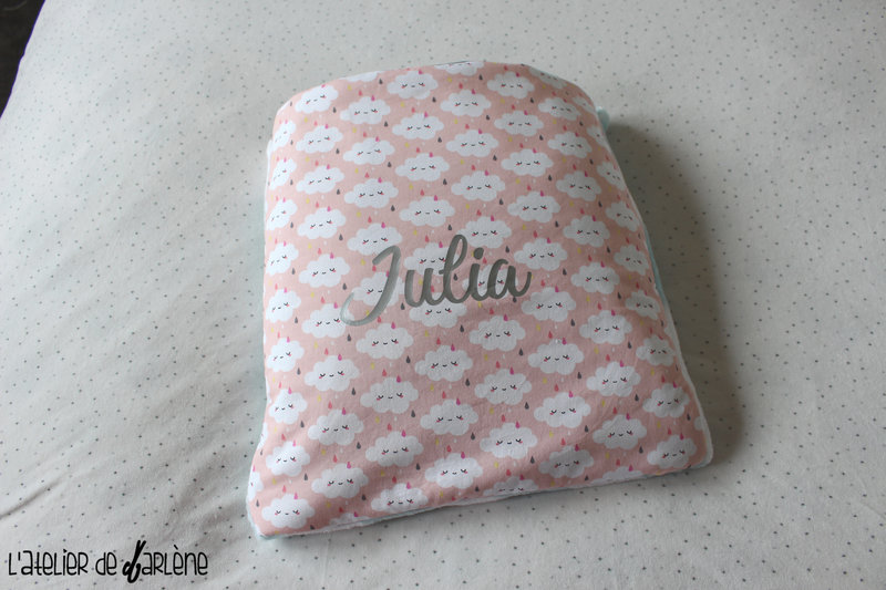 coussin plaid Julia