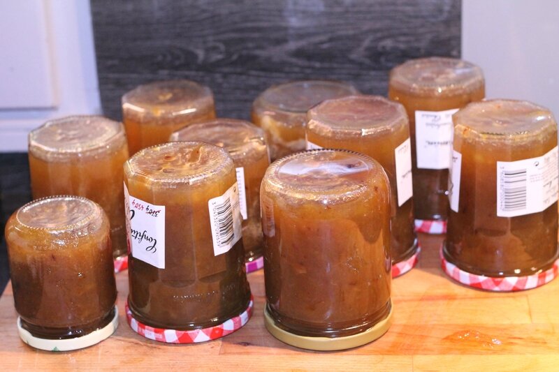 Confiture de pêches du jardin La cuisine et les voyages de Pripri