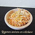 Légumes anciens en coleslaw