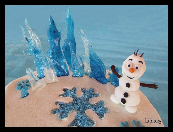 Figurine Olaf pour gâteau La reine des neiges 2 - Planète Gateau