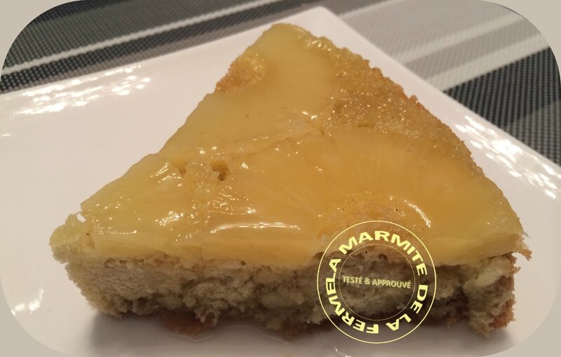 Gateau Renverse A L Ananas Caramelise Thermomix La Marmite De La Ferme