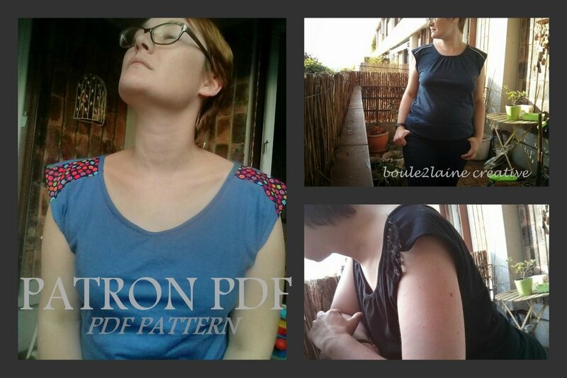 Tshirt Patelle de boule2laine: patron et tuto!