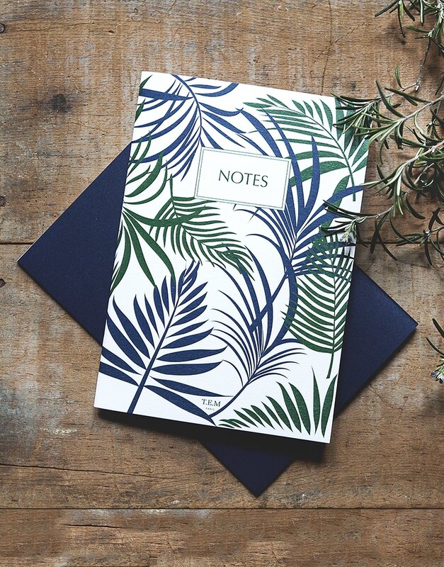 carnet jungle feuilles