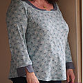 Blouse aux papillons