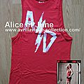 Abbey Dawn AD Electrical Tape Muscle Tank