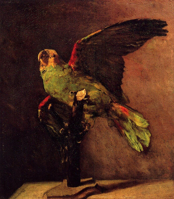 1886, Le perroquet vert