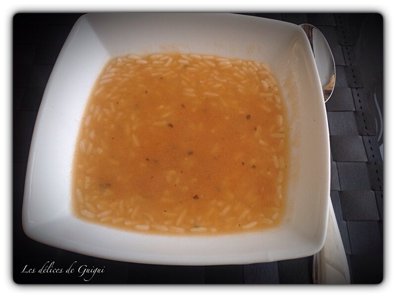 BOUILLON EXPRESS A BASE DE RIZ AU COOKEO Les Délices de Guigui (Célya)